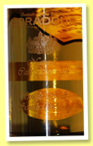 Edradour 2003/2011 (57.4%, OB, Natural Cask Strength, Second Release, decanter, 1820 bottles)