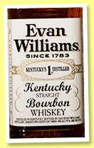 Evan Williams 'White Label' (50%, OB, USA, bourbon,  +/-2015) 