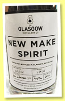 Glasgow Distillery 4 mo 2015/2015 (46%, OB, new make spirit, refill bourbon) Glasgow Distillery 4 mo 2015/2015 (46%, OB, new make spirit, refill bourbon)
