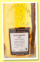 Glen Garioch 25 yo 1990/2015 (50.6%, Signatory Vintage, hogshead, cask #2752, 275 bottles)Glen Garioch 25 yo 1990/2015 (50.6%, Signatory Vintage, hogshead, cask #2752, 275 bottles)