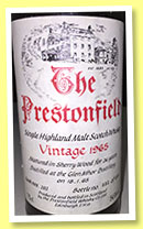 Glen Mohr 26 yo 1965 (56%, The Prestonfield, cask #202, 1200 bottles, +/-1991)