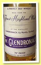 Glendronach (70° proof, Gordon & MacPhail, +/-1970)