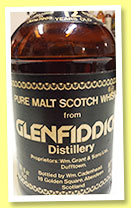Glenfiddich 12 yo 1965/1977 (80° proof/45.7%, Cadenhead, black dumpy) 