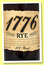 James E. Pepper '1776 Straight Rye' (50%, OB, USA, +/-2014)