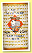 King of Diamonds 'Fruit Cured' (no ABV, OB, Demerara, 75cl, 1970s)