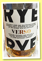 Kyro 'Rye Rye Verso' (46.5%, OB, rye, Finland, +/-2015) Kyro 'Rye Rye Verso' (46.5%, OB, rye, Finland, +/-2015)