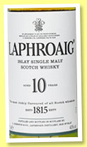 Laphroaig 10 yo (40%, OB, +/-2014)