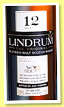 Lindrum 12 yo (43%, OB, blended malt, 16,128 bottles, +/-2015)
