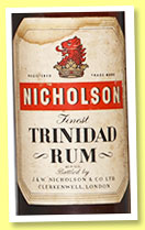 Nicholson Trinidad (42.8%, J&W Nicholson London, +/-1970)