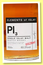Pl3 (60.3%, Specialty Drinks, Elements of Islay, 2015)