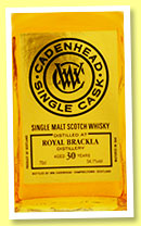 Royal Brackla 30 yo 1984/2015 (54.1%, Cadenhead, Single Cask)