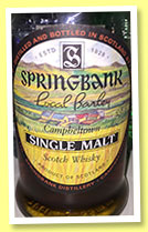 Springbank 1965/2001 'Local Barley' (52.4%, OB, cask #65/9) Springbank 1965/2001 'Local Barley' (52.4%, OB, cask #65/9)