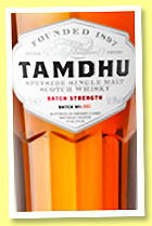 Tamdhu 'Batch Strength' (58.8%, OB, 2015) Tamdhu 'Batch Strength' (58.8%, OB, 2015)