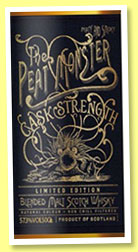 The Peat Monster ‘Cask Strength’ (57.3%, Compass Box, 2,000 magnums, 2015) 