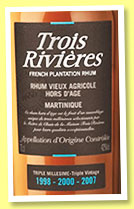 Trois Rivières 'Triple Millésime' (42%, OB, Martinique, agricole, 2015)