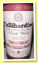 Tullibardine 1965/2008 ‘Single Cask Edition’ (48.3%, OB, hogshead, cask #939, 164 bottles) Tullibardine 1965/2008 ‘Single Cask Edition’ (48.3%, OB, hogshead, cask #939, 164 bottles)
