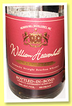 William Heavenhill 'Bottled-in-Bond' (50%, OB, Kentucky straight bourbon, +/-2014) William Heavenhill 'Bottled-in-Bond' (50%, OB, Kentucky straight bourbon, +/-2014)
