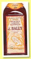 J. Bally 1982 (45%, OB, Martinique, agricole, +/-2000?) 
