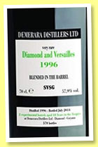 Diamond and Versailles 18 yo 1996/2014 (57.9%, Velier, 570 bottles)