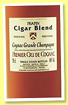 Frapin 'Cigar Blend' (40%, OB, Grande Champagne, +/-2014) Frapin 'Cigar Blend' (40%, OB, Grande Champagne, +/-2014)