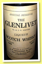 Glenlivet 1906/1920 (20° U.P., J.T. Moore, Liverpool) 