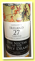 Ireland 27 yo 1988/2015 (49.5%, The Nectar of the Daily Drams) Ireland 27 yo 1988/2015 (49.5%, The Nectar of the Daily Drams)