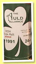 Irish Whiskey 24 yo 1991/2015 (51.5%, The Auld Alliance, 232 bottles) 