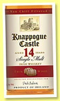 Knappogue Castle 14 yo 'Twin Wood' (46%, OB, Irish, single malt, +/-2014)