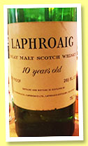 Laphroaig 10 yo (70 proof, OB, UK, 75.7cl, +/-1960?) 