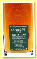 Laphroaig 16 yo 1998/2015 (59.9%, Signatory Vintage for The Whisky Exchange, refill sherry, cask # 700389, 585 bottles)