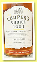 Laphroaig 1994/2015 (46%, Coopers Choice, 1st fill sherry, cask #3441, 690 bottles)