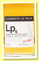 Lp6 (51.3%, Specialty Drinks, Elements of Islay, 2015, 50cl) 