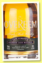 Overeem ‘Bourbon Cask Matured’ (60%, OB, Old Hobart Distillery, Tasmania, +/-2015)