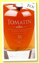 Tomatin 36 yo 1977/2015 'Rare Casks - Batch 1' (46%, OB, casks #48 & 30142, 798 bottles)