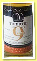Tomatin 9 yo 2006/2015 (55.7%, Single Cask Collection, bourbon barrel, cask #726, 253 bottles) 