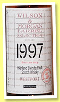 Westport 1997/2014 (48%, Wilson & Morgan, blended malt, sherry butts, casks #3358-59)