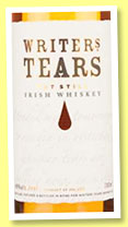 Writers Tears (40%, Irish, Irish Pot Still blend, +/-2015)