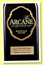 Arcane 12 yo 'Extraroma' (40%, OB, Mauritius, +/-2015) Arcane 12 yo 'Extraroma' (40%, OB, Mauritius, +/-2015)