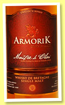 Armorik 7 yo 2008/2015 'Maitre de Chai' (46%, OB, France, casks #3325-3322, 1700 bottles)
