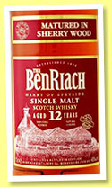 Benriach 12 yo ‘Sherry Wood’ (46%, OB, +/-2015) 
