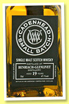 Benriach-Glenlivet 19 yo 1996/2015 (47.1%, Cadenhead, Small Batch)