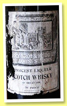 Choicest Liqueur Scotch Whisky of Great Age (70° proof, Berry Bros & Rudd, blend, +/-1950) Choicest Liqueur Scotch Whisky of Great Age (70° proof, Berry Bros & Rudd, blend, +/-1950)