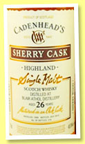Blair Athol 26 yo 1989//2015 (48.9%, Cadenhead, sherry cask, 222 bottles) Blair Athol 26 yo 1989//2015 (48.9%, Cadenhead, sherry cask, 222 bottles)