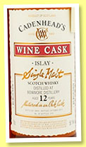 Bowmore 12 yo 2003/2014 (58.1%, Cadenhead, wine cask, burgundy wood, 270 Bottles) Bowmore 12 yo 2003/2014 (58.1%, Cadenhead, wine cask, burgundy wood, 270 Bottles)