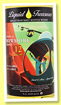 Bowmore 12 yo 2003/2015 (49.6%, Liquid Treasures, bourbon barrel) Bowmore 12 yo 2003/2015 (49.6%, Liquid Treasures, bourbon barrel)