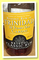 Caroni 10 yo (43%, Bristol Spirits, sherry finish, Trinidad, +/-2015) Caroni 10 yo (43%, Bristol Spirits, sherry finish, Trinidad, +/-2015)