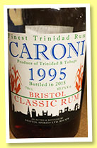 Caroni 1995/2015 (63.1%, Bristol Spirits, Trinidad) Caroni 1995/2015 (63.1%, Bristol Spirits, Trinidad)