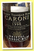 Caroni 1996/2014 (46%, Bristol Spirits, Port finish, Trinidad) Caroni 1996/2014 (46%, Bristol Spirits, Port finish, Trinidad)