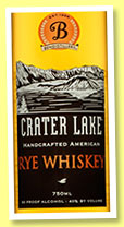 Crater Lake Rye (40%, OB, Bendistillery, Oregon, +/-2015) 