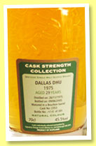 Dallas Dhu 29 yo 1975/2005 (45.5%, Signatory Vintage, bourbon barrel, cask #2353, 201 bottles) Dallas Dhu 29 yo 1975/2005 (45.5%, Signatory Vintage, bourbon barrel, cask #2353, 201 bottles)